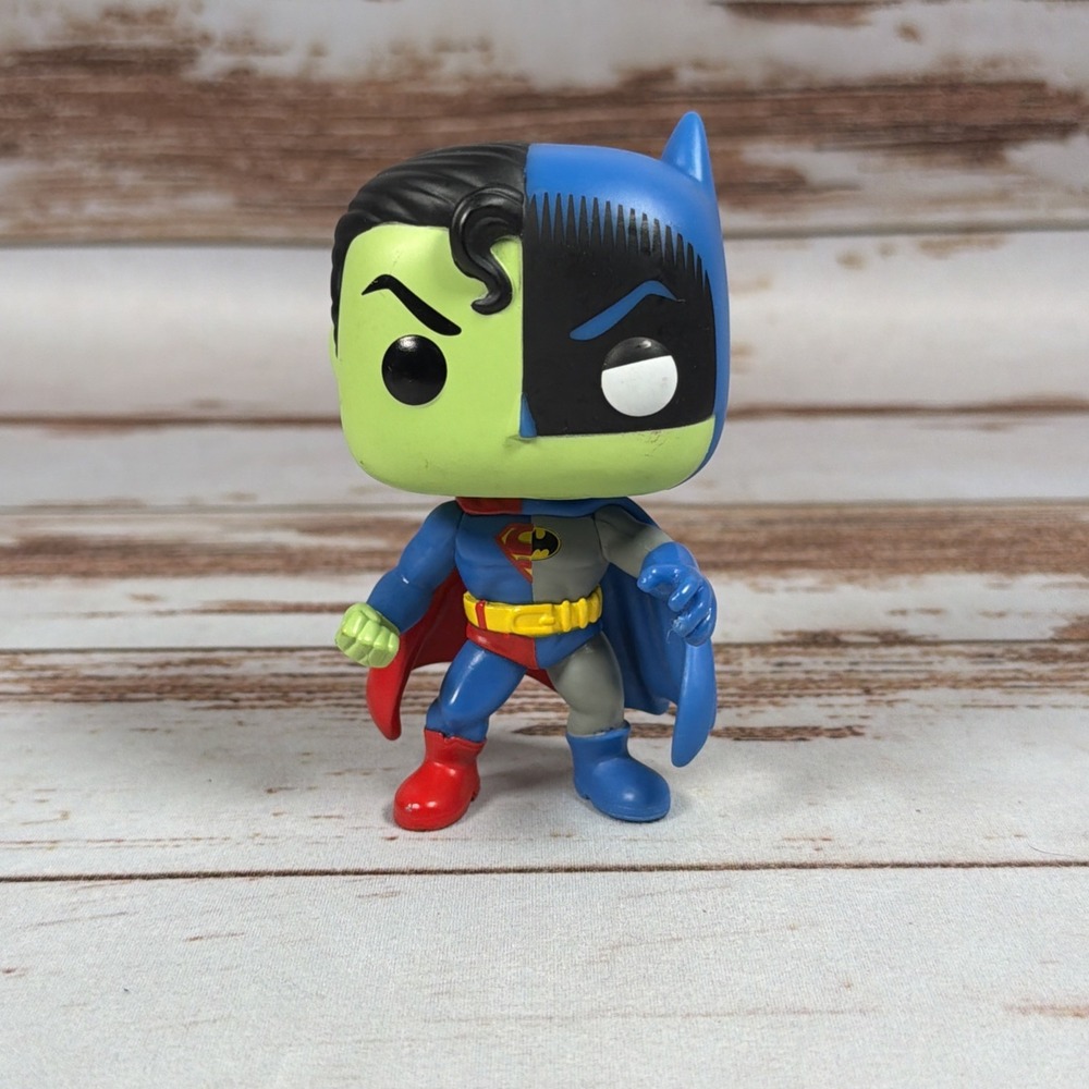 Funko Pop DC Heroes Composite Superman Batman #468 Vinyl Figure Loose Vaulted